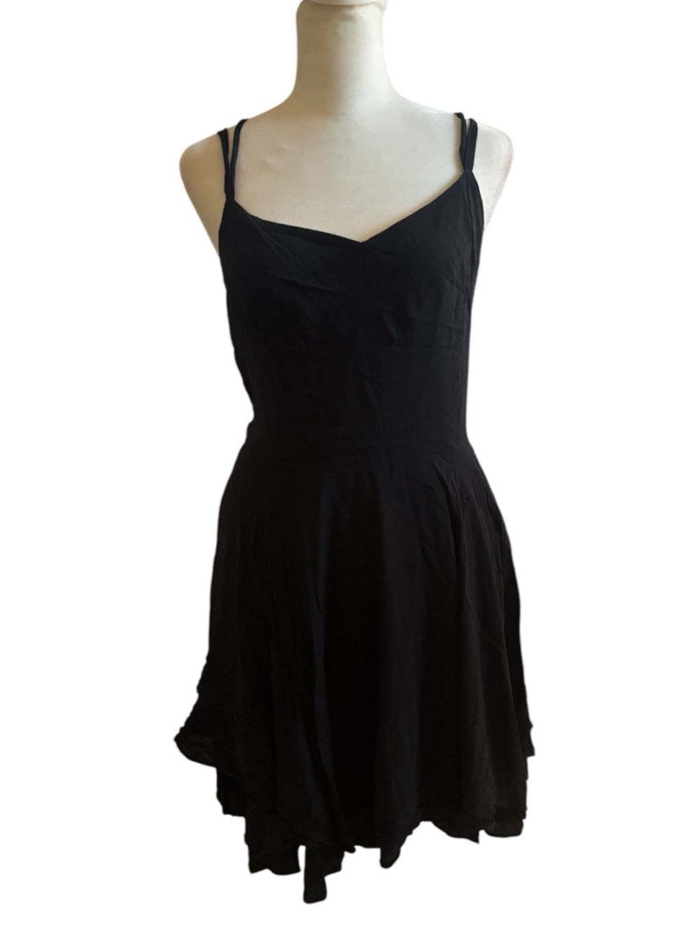 Urban Outfitters Lightweight Black Skater Dress size 10 NWOT